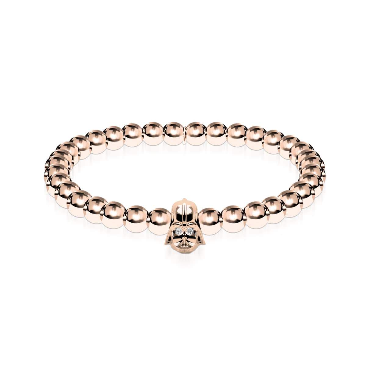 Vader | 18 Karat Roségold | Kristall-Charm-Armband